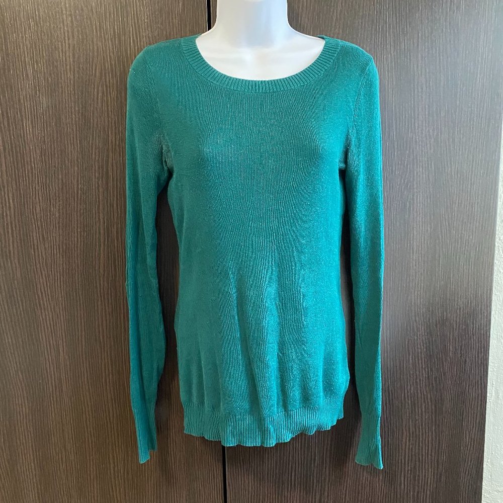 Express Turquoise Lightweight Sweater